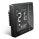 VS10BRF Беспроводной комнатный термостат с цифровой индикацией 4 в 1, 230В  (черный)