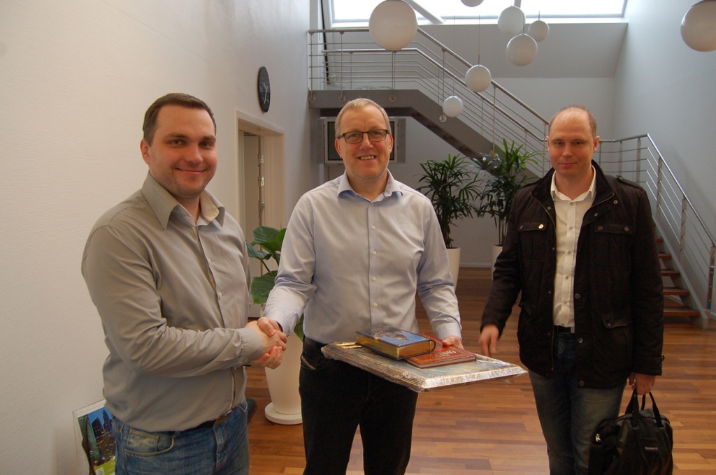 Представители компаний Weser и Frese на производстве последней в Дании