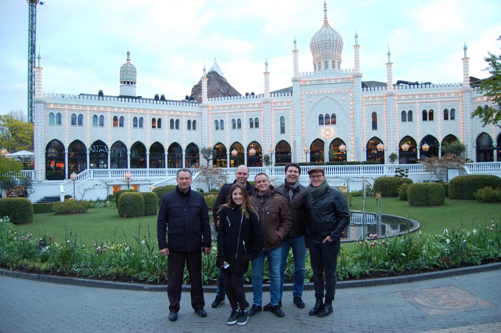 Экскурсия по Копенгагену после посещения завода Frese делегацией Weser